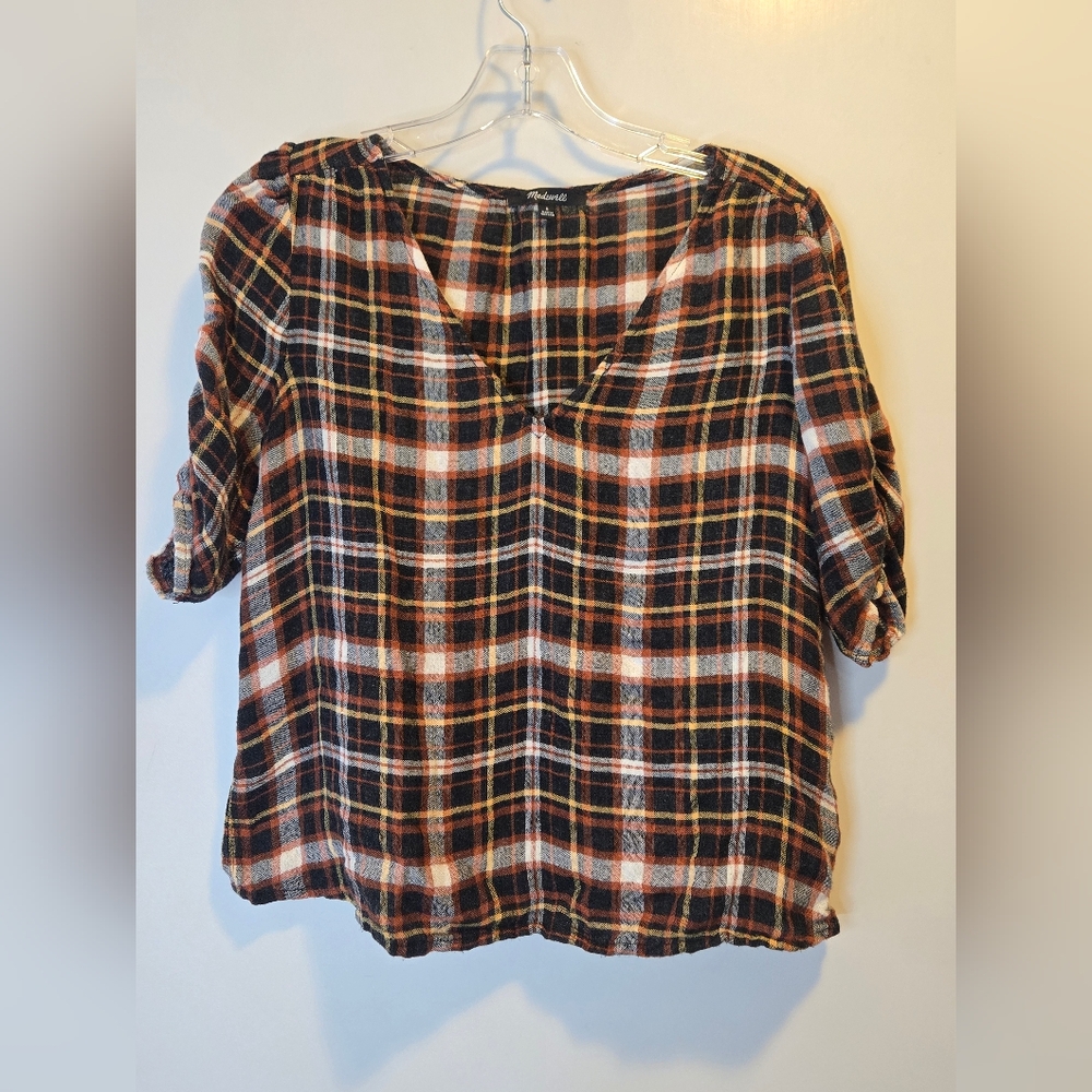 Plaid Women's Top